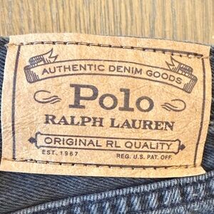 Ralph Lauren Charcoal Straight Jeans